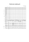 Froehlicher Aufbruch - Partitur - virtuoses Konzertstück für Violine Solo und Orchester