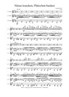 Nuesse knacken, Plaetzchen backen - Trio für Violinen, C.PiqueDame - mittelschwer
